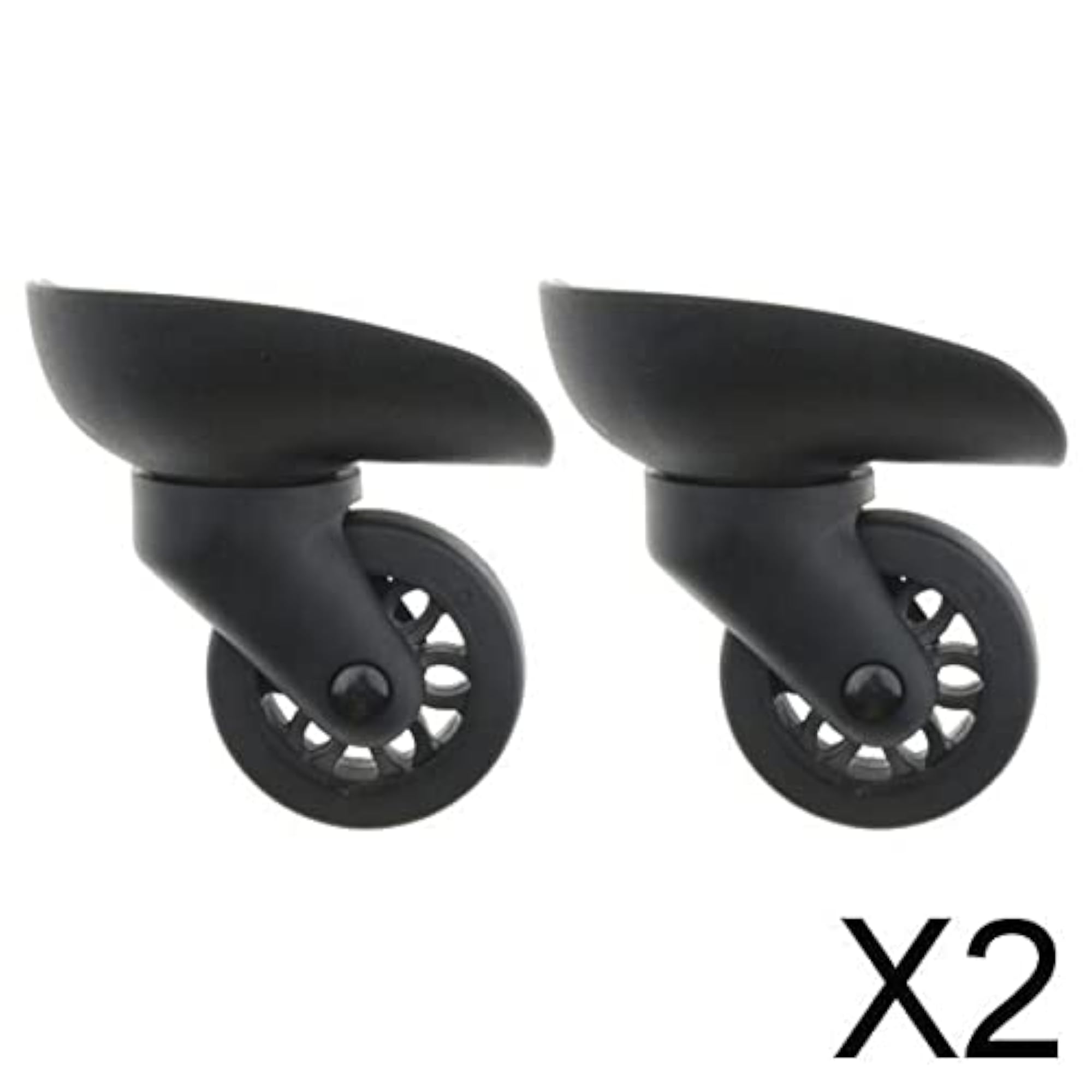 1 Pair Universal Swivel Luggage Suitcase Wheel Replacement Caster A35-Size L